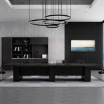 Hendley · Black Conference Room Table