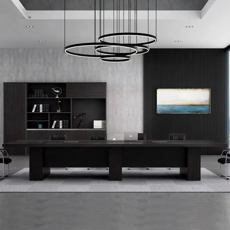 Hendley · Black Conference Room Table