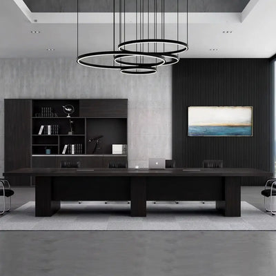 Hendley · Black Conference Room Table