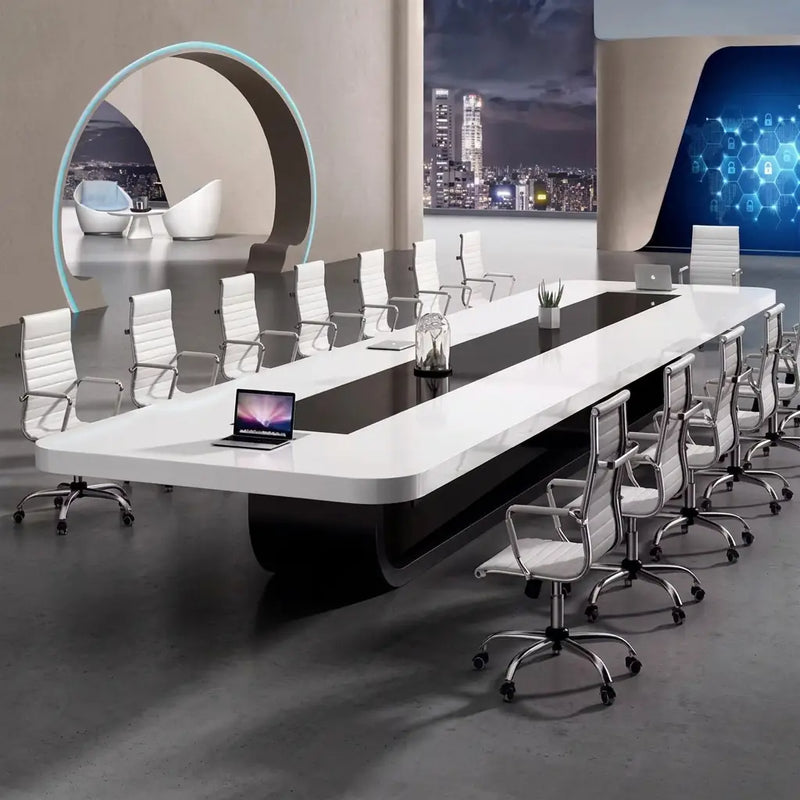 Paxum · White Conference Room Table for Executive Boardroom