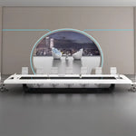 Paxum · White Conference Room Table for Executive Boardroom
