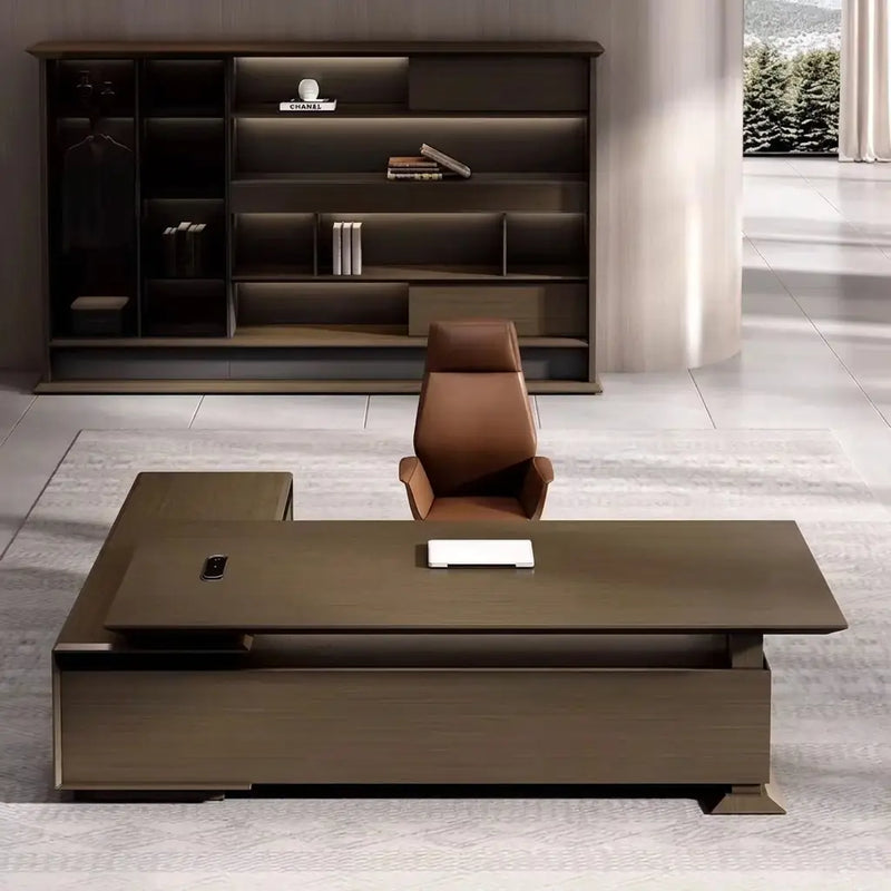 Atlee · Modern L-Shaped Executive Desk