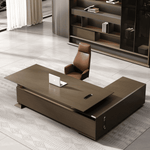 Ithaca · Modern L-Shaped Executive Desk
