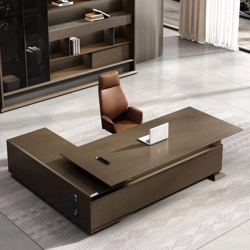 Ithaca · Modern L-Shaped Executive Desk