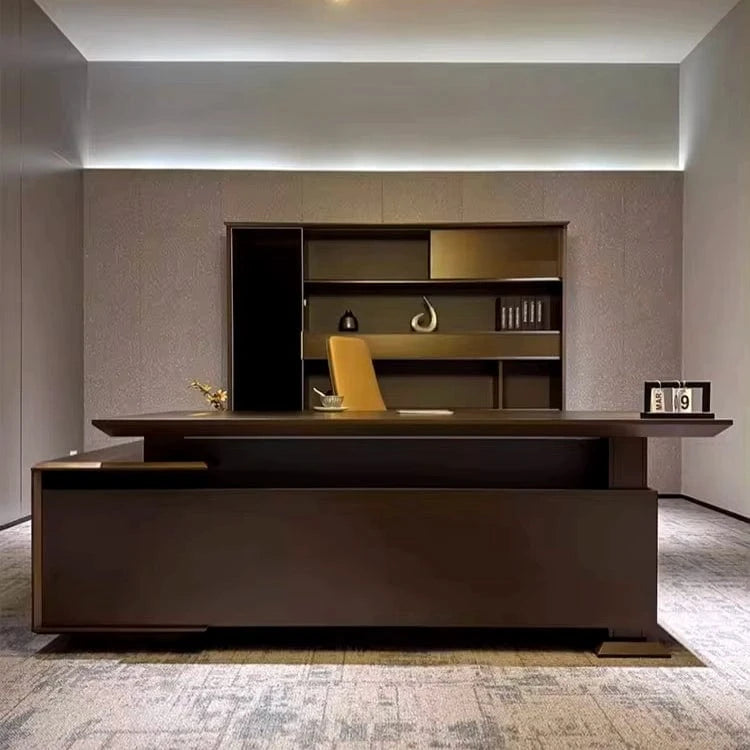 Ithaca · Modern L-Shaped Executive Desk