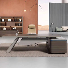 Jake · Modern L-Shaped Executive Desk