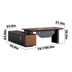 James · Modern L-Shaped Executive Desk