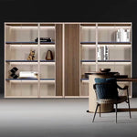 Jenkins · Office Shelves w/ Lighting & Closet