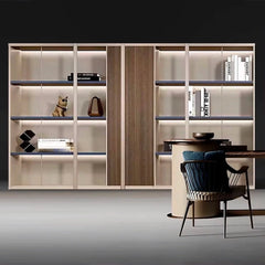 Jenkins · Office Shelves w/ Lighting & Closet