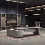 Jennifer · Modern L-Shaped Executive Desk