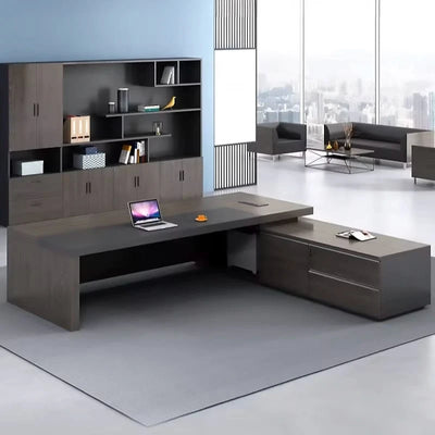 Joaquin · Modern L-Shaped Executive Desk