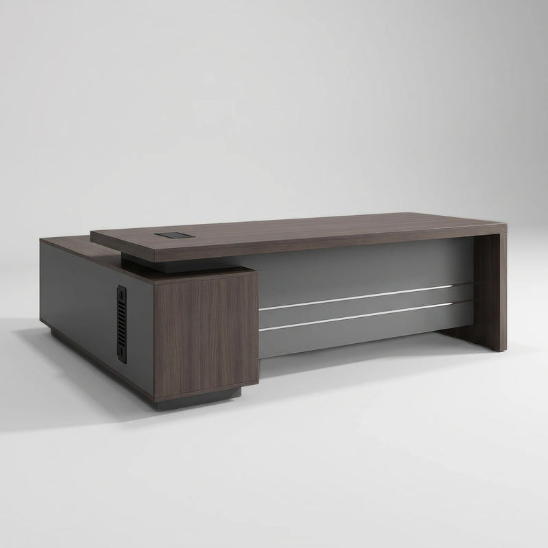 Bristol · Modern L-Shaped Executive Desk