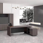 Jonathan · Modern L-Shaped Executive Desk