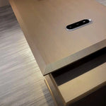 June · Modern L-Shaped Executive Desk