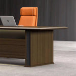 June · Modern L-Shaped Executive Desk