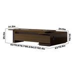 June · Modern L-Shaped Executive Desk