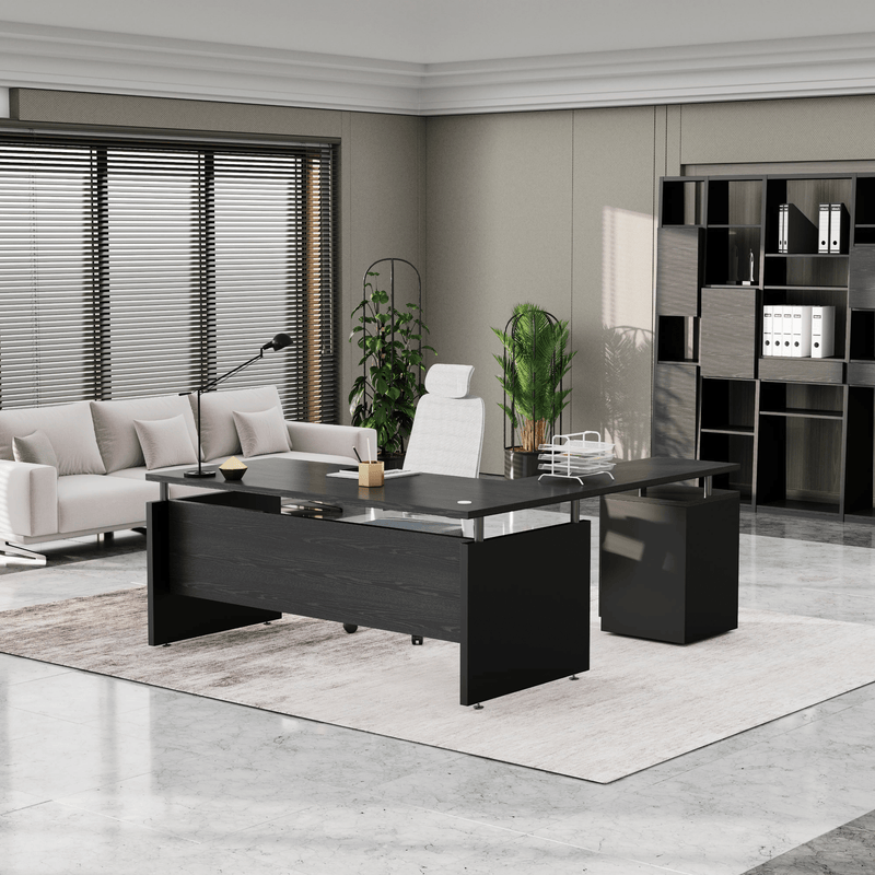 Juniper · Modern L-Shaped Executive Desk