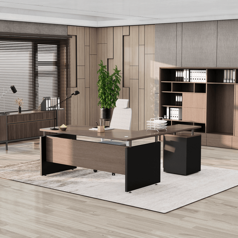 Juniper · Modern L-Shaped Executive Desk