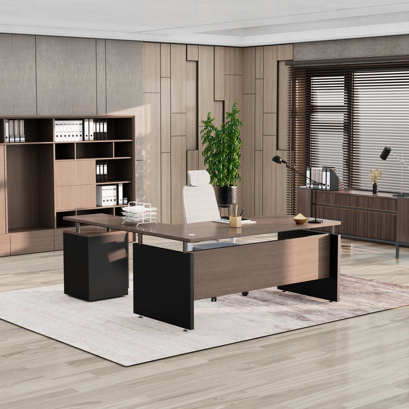Juniper · Modern L-Shaped Executive Desk