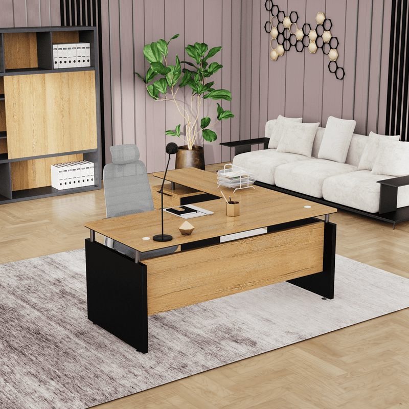 Juniper · Modern L-Shaped Executive Desk