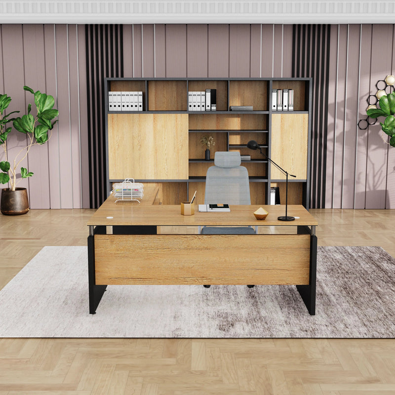 Juniper · Modern L-Shaped Executive Desk