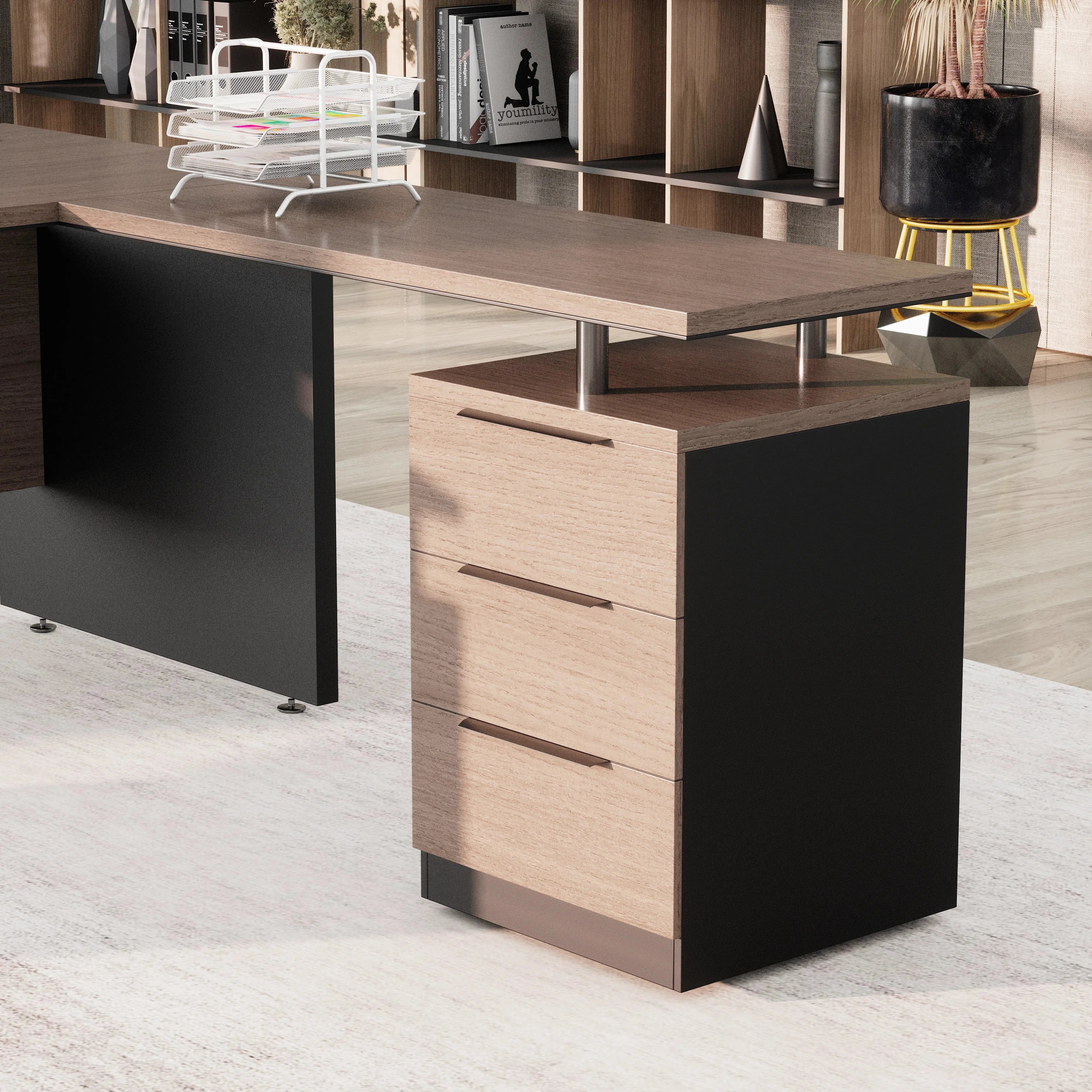 Juniper · Modern L-Shaped Executive Desk