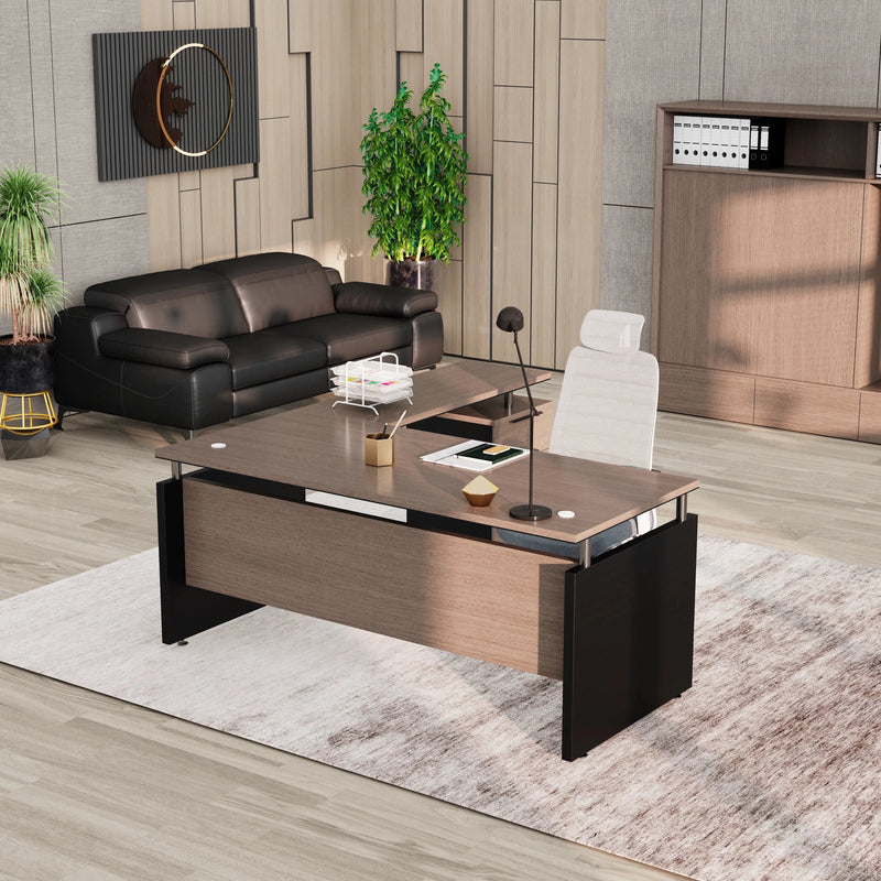 Juniper · Modern L-Shaped Executive Desk