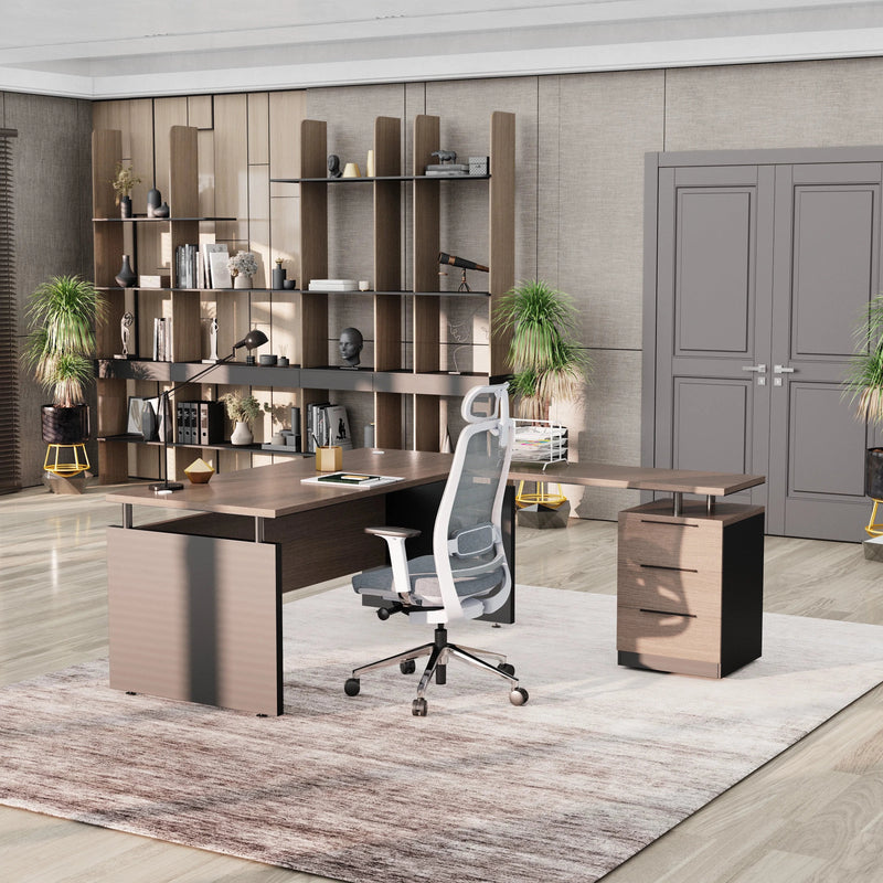 Juniper · Modern L-Shaped Executive Desk