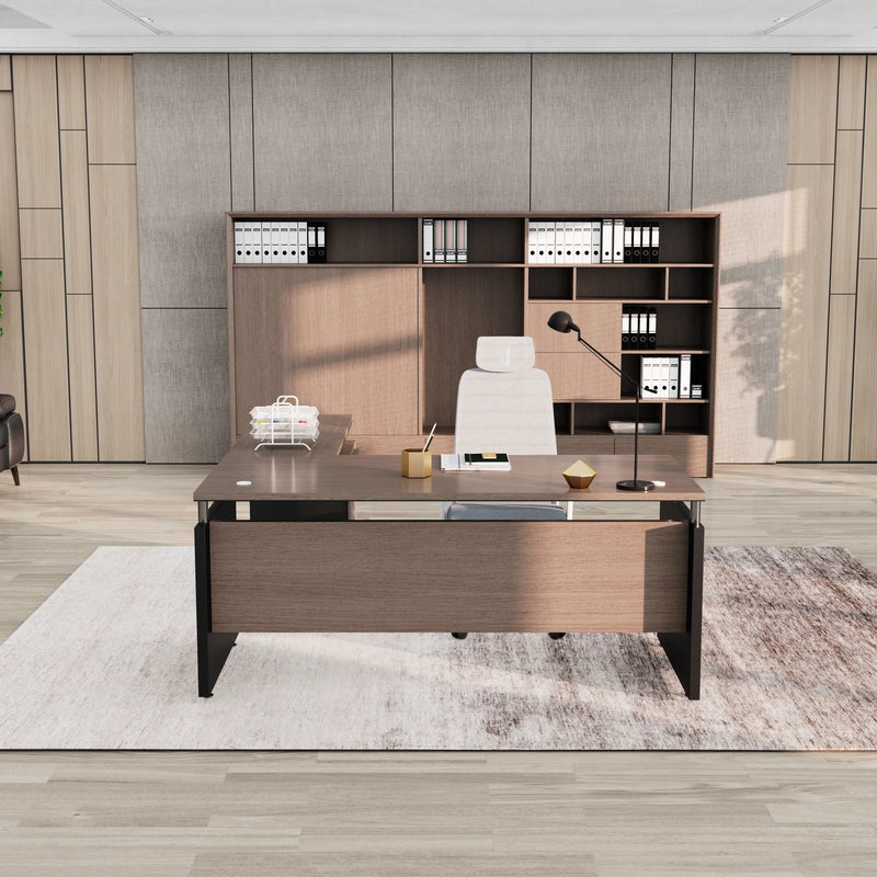 Juniper · Modern L-Shaped Executive Desk