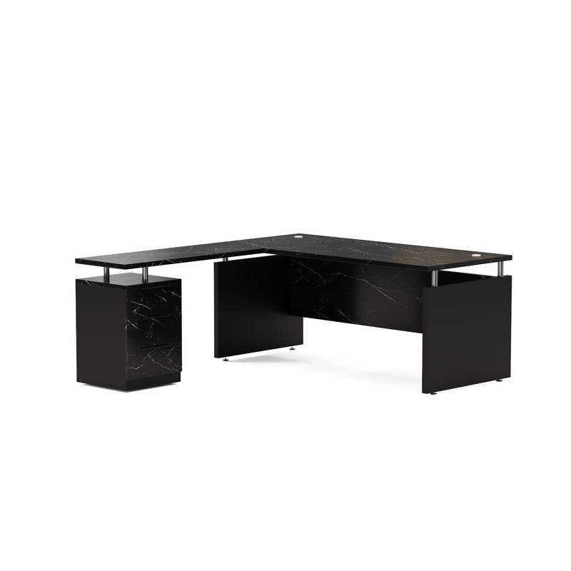 Juniper · Modern L-Shaped Executive Desk
