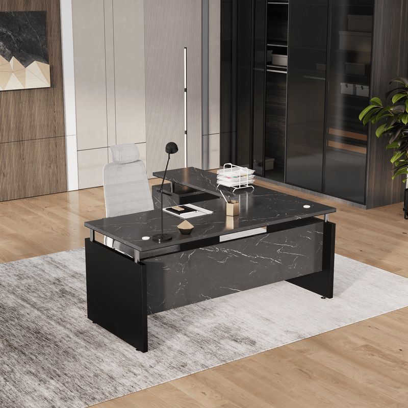 Juniper · Modern L-Shaped Executive Desk