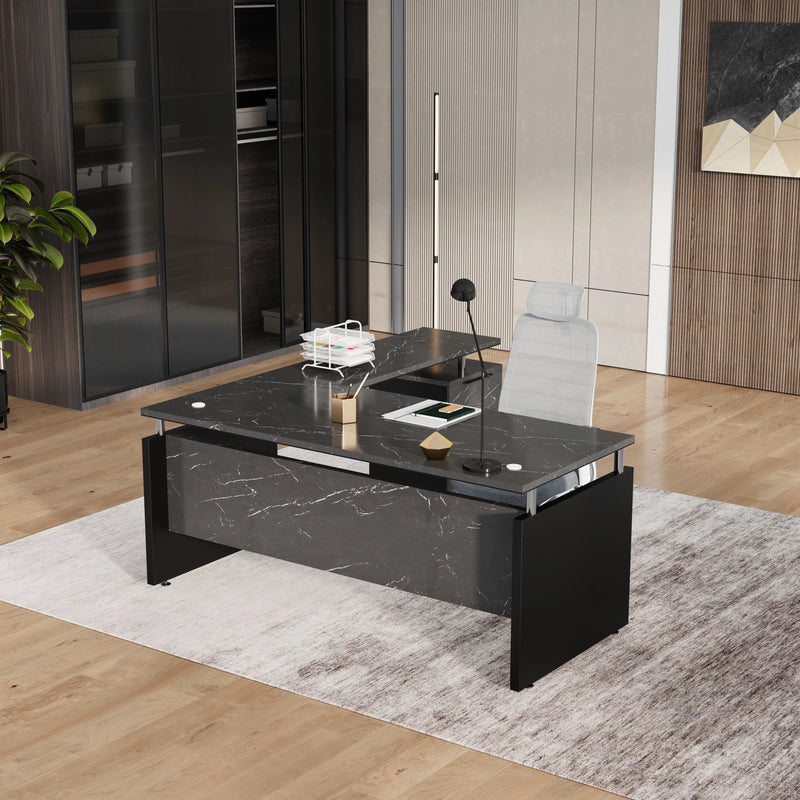 Juniper · Modern L-Shaped Executive Desk