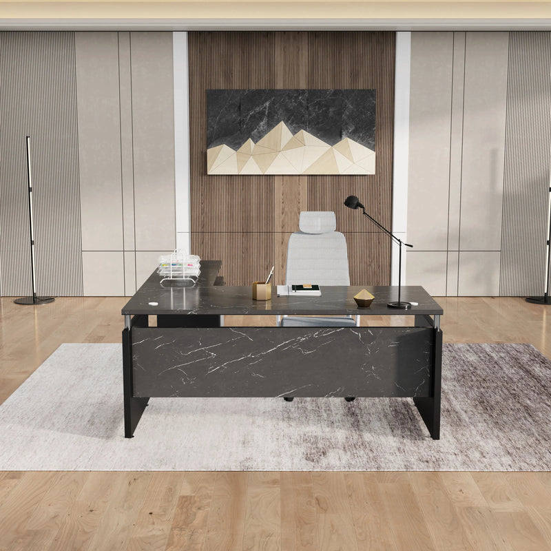 Juniper · Modern L-Shaped Executive Desk