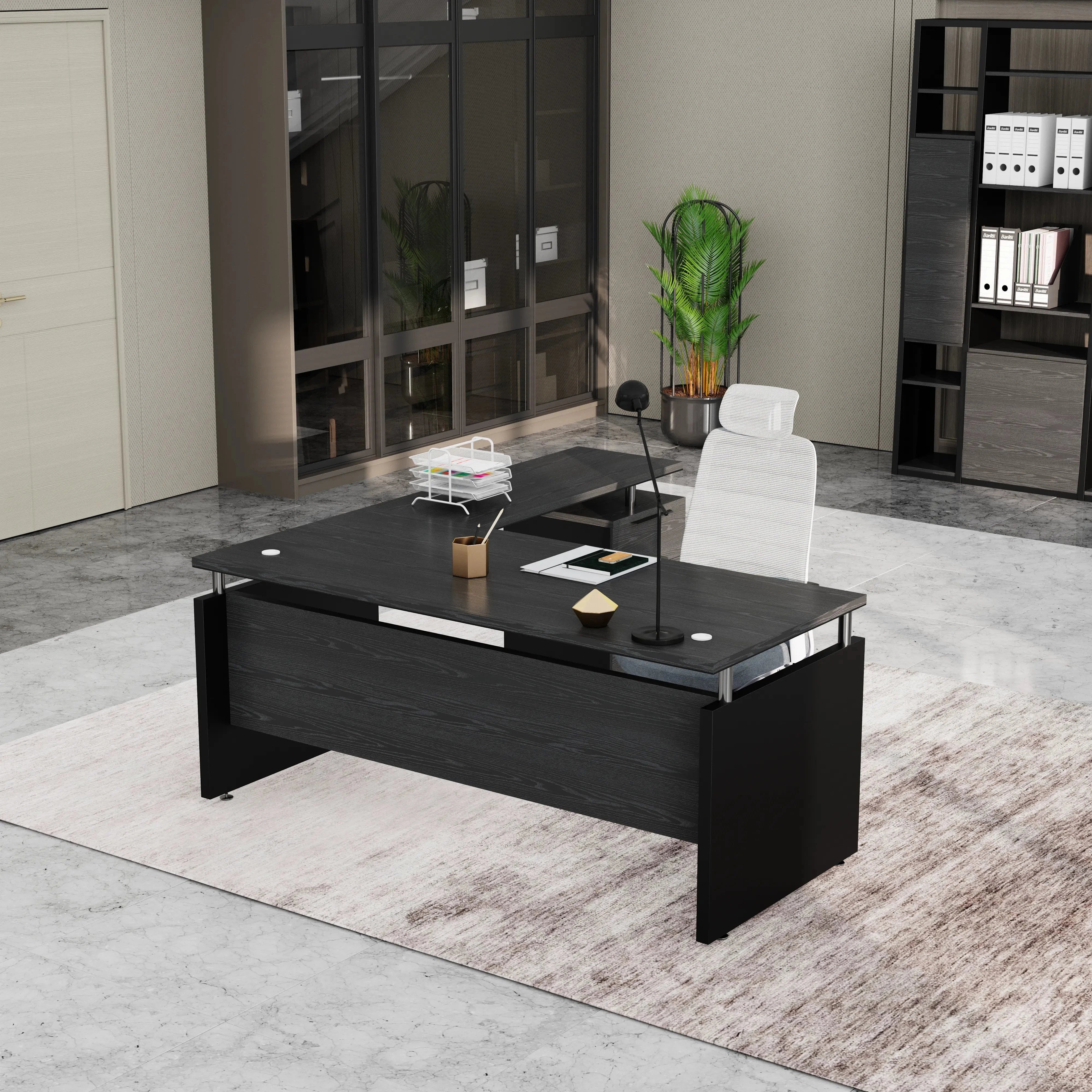 Juniper · Modern L-Shaped Executive Desk