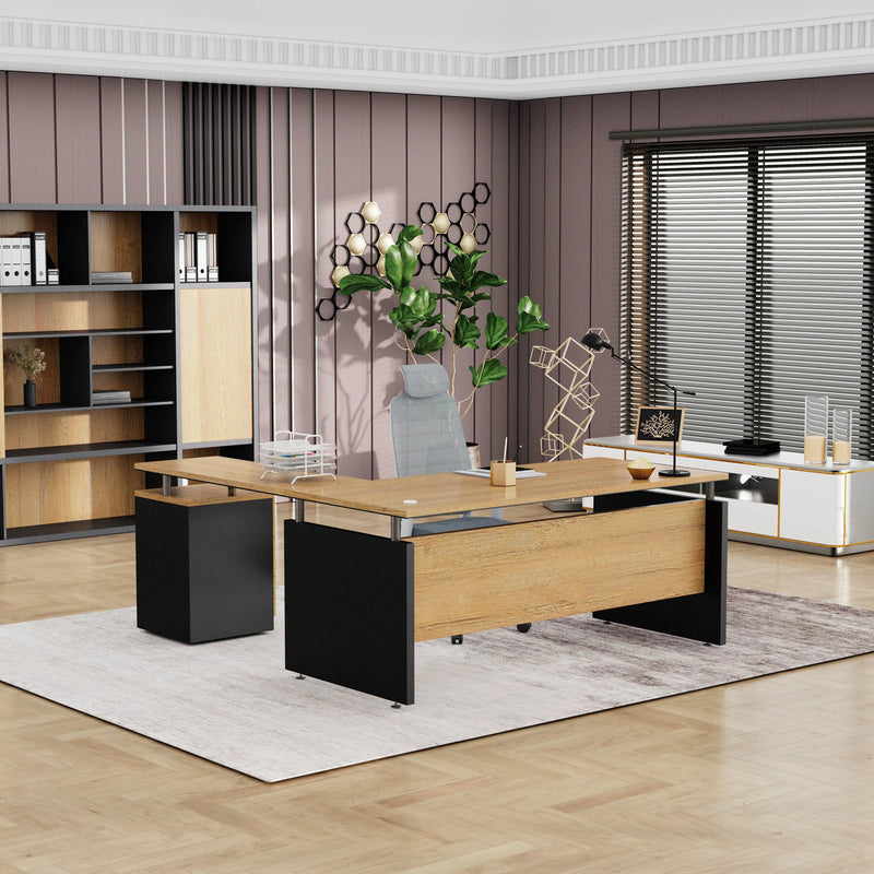Juniper · Modern L-Shaped Executive Desk