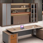 Kelham · Office Shelves w/ Lighting & Storage