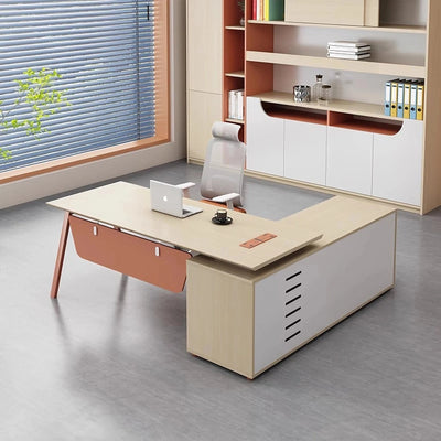 Kaiel · Modern L-Shaped Executive Desk