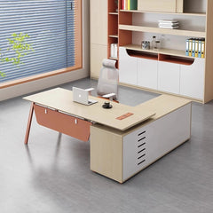 Kaiel · Modern L-Shaped Executive Desk