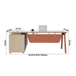 Kaiel · Modern L-Shaped Executive Desk