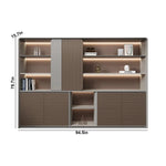 Kaithos · Office Shelves w/ Lighting & Storage