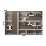 Kaithos · Office Shelves w/ Lighting & Storage