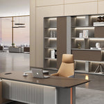 Kaithos · Office Shelves w/ Lighting & Storage