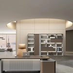 Keswick · Office Shelves w/ Lighting & Storage