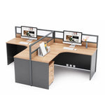Keaton · L-Shaped Cubicle Workstation