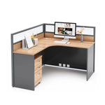 Keaton · L-Shaped Cubicle Workstation