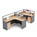 Keaton · L-Shaped Cubicle Workstation