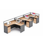 Keaton · L-Shaped Cubicle Workstation
