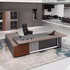 Kenny · Modern L-Shaped Executive Desk
