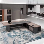 Kenny · Modern L-Shaped Executive Desk