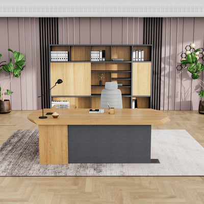 Khloe · Modern L-Shaped Executive Desk
